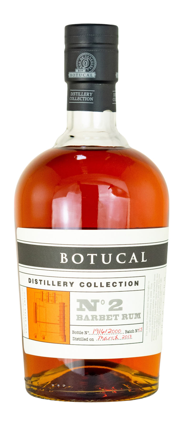 Botucal Distillery Collection No.2 Batch Single Barbet Column Rum - 0,7L 47% vol