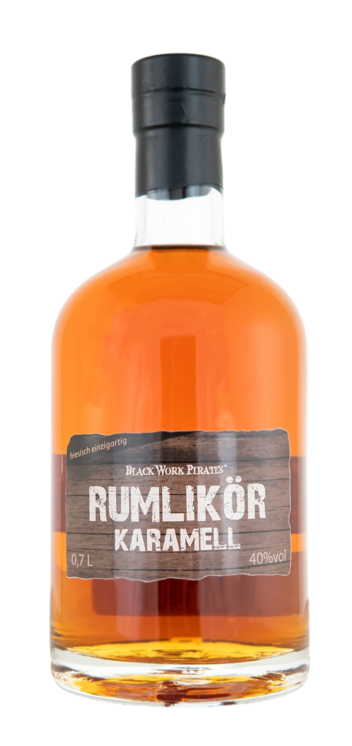 Black Work Pirates Karamell Rumlikör - 0,7L 40% vol