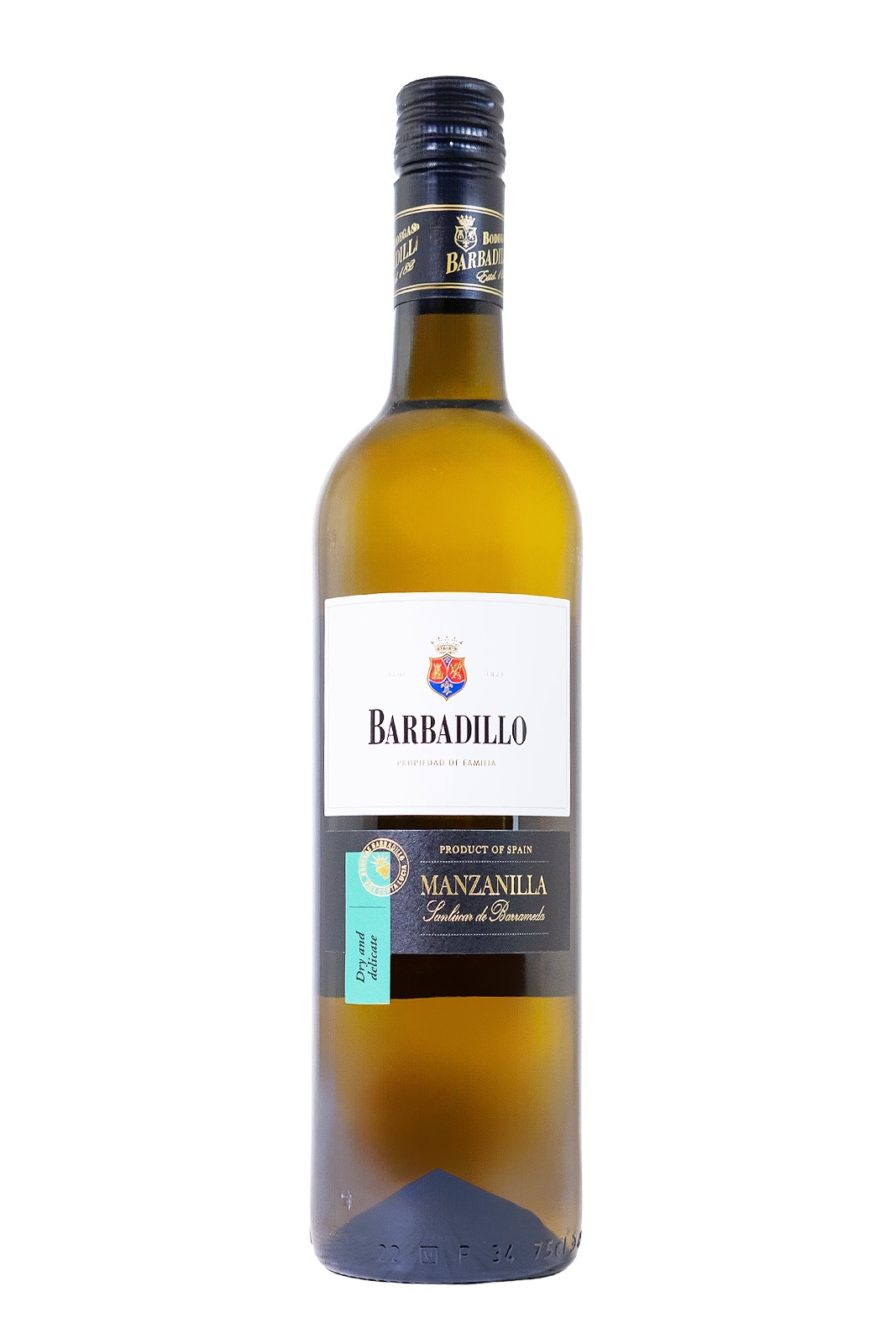 Barbadillo Manzanilla Sherry - 0,75L 15% vol