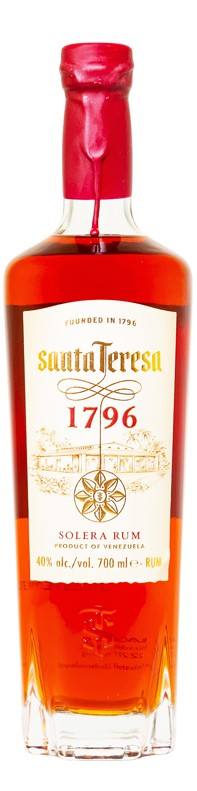 Santa Teresa Rum mit Tumbler & Holz-Coaster - 0,7L 40% vol
