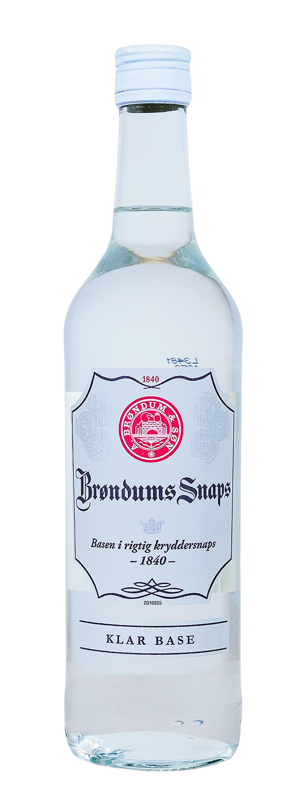 Brondums Snaps White Label - 0,7L 40% vol