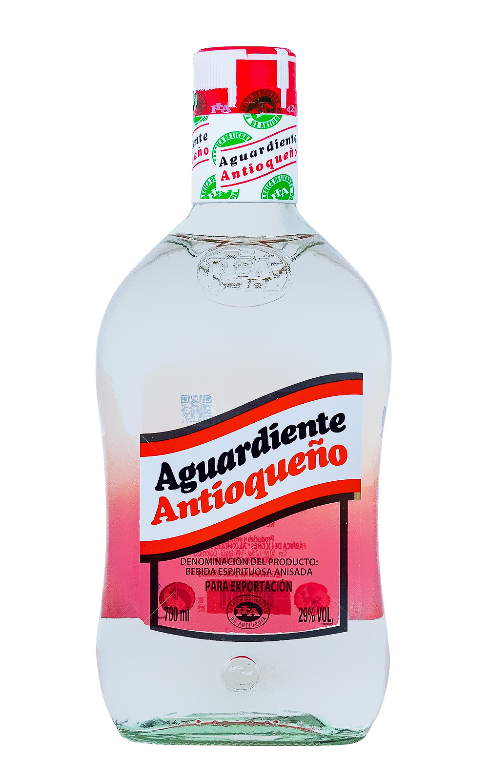 Antioqueno Aguardiente Rojo Tradicional - 0,7L 29% vol