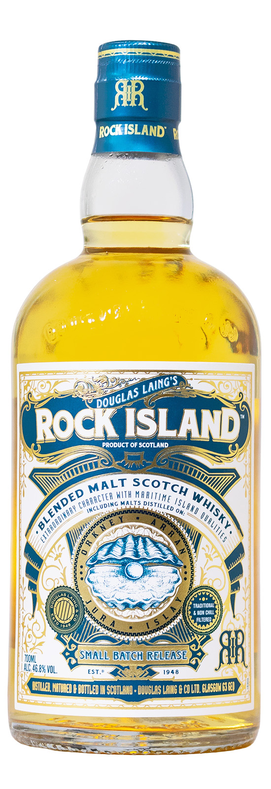 Rock Island Malt Scotch Whisky - 0,7L 46,8% vol