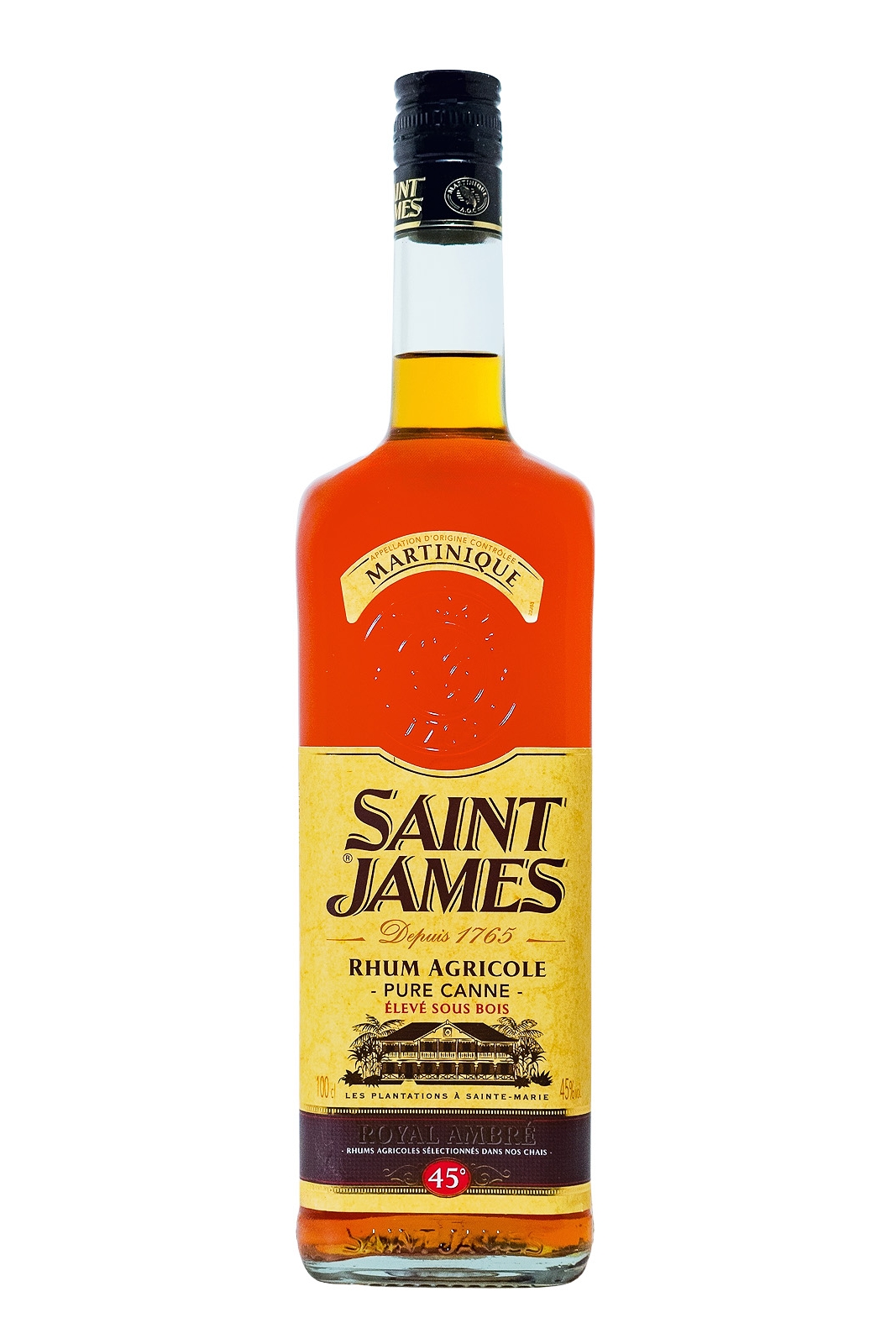 Saint James Royal Agricole Ambre - 1 Liter 45% vol