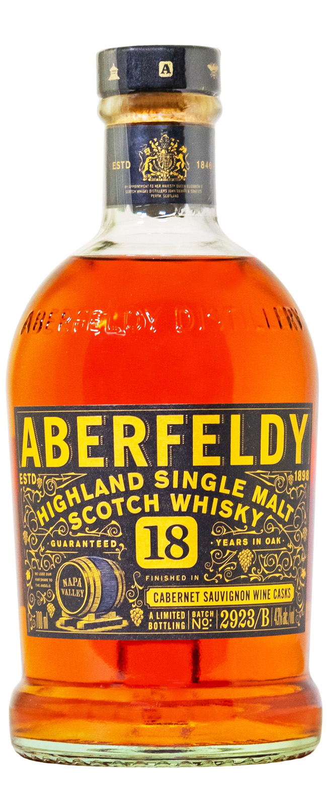 Aberfeldy 18 Jahre Scotch Whisky Nappa Valley Edition - 0,7L 43% vol