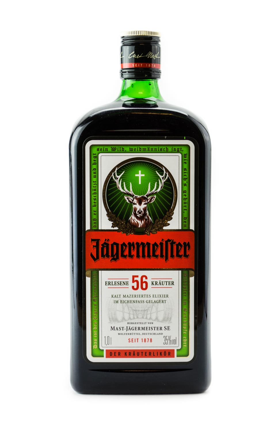Jägermeister Kräuterlikör - 1 Liter 35% vol