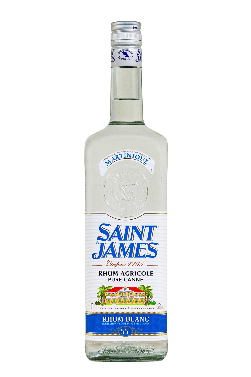 Saint James Imperial Blanc - 1 Liter 55% vol