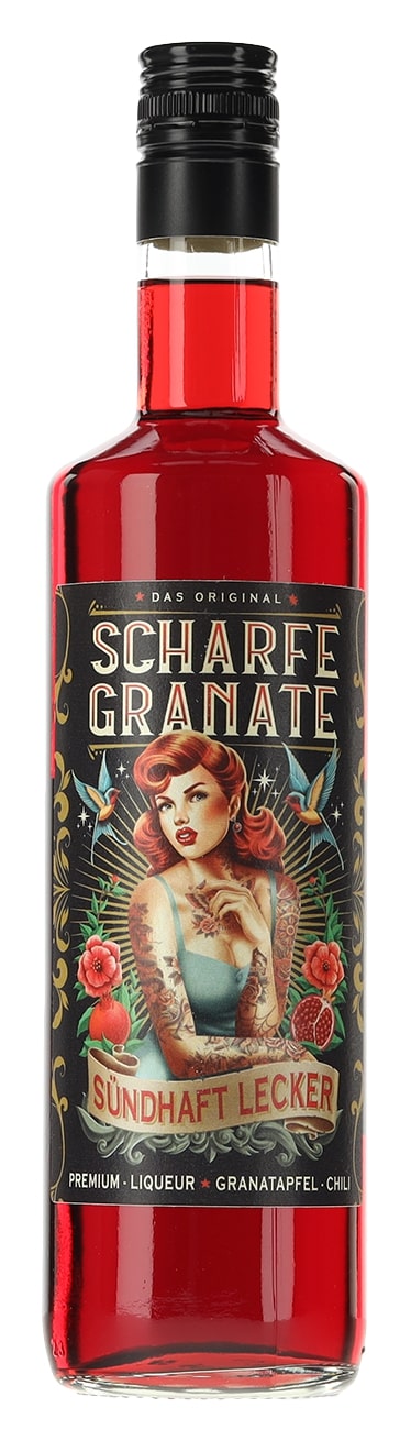 Scharfe Granate Granatapfel Chili Likör - 0,7L 18% vol