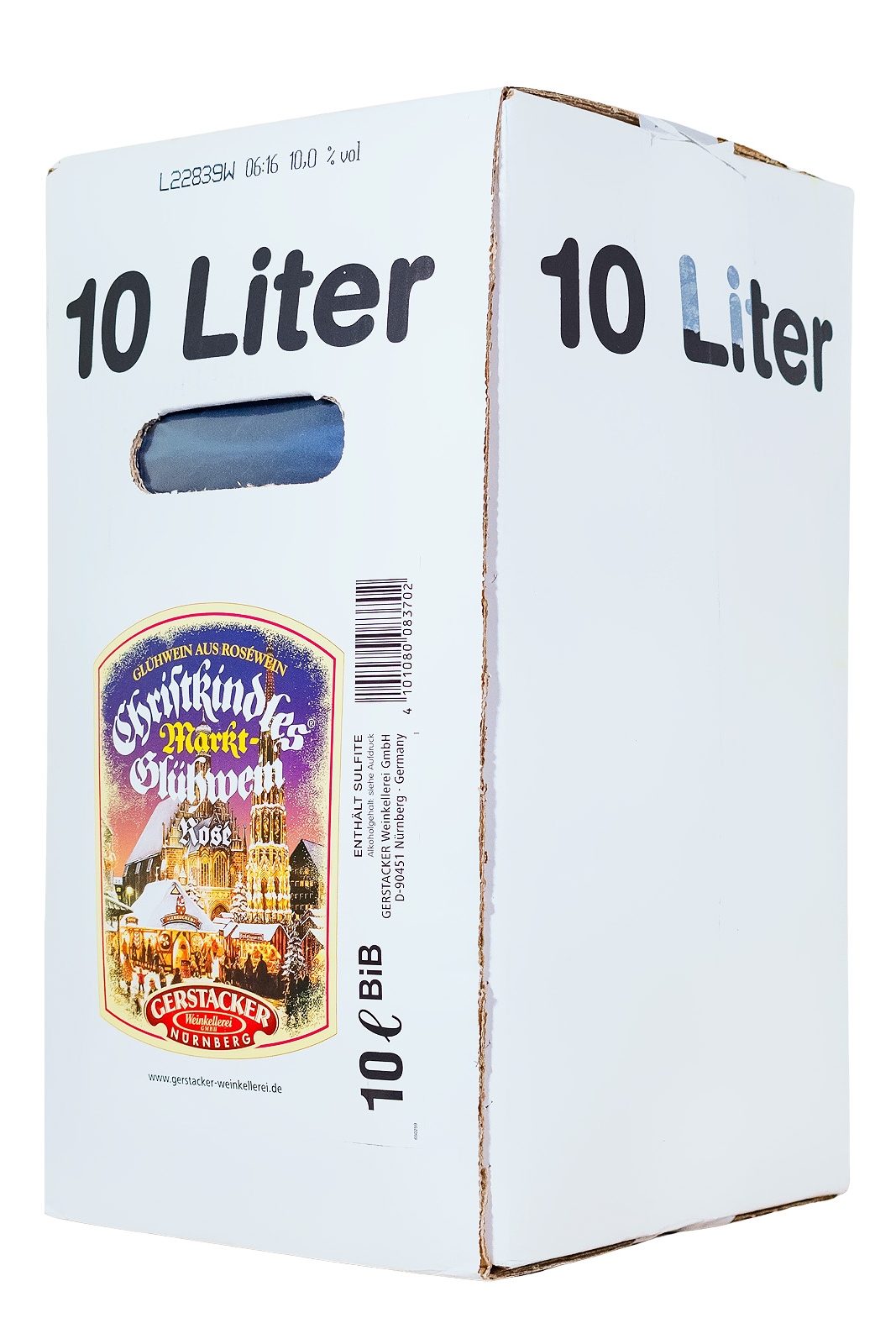 Gerstacker Rose Glühwein Bag-Box - 10L 10% vol