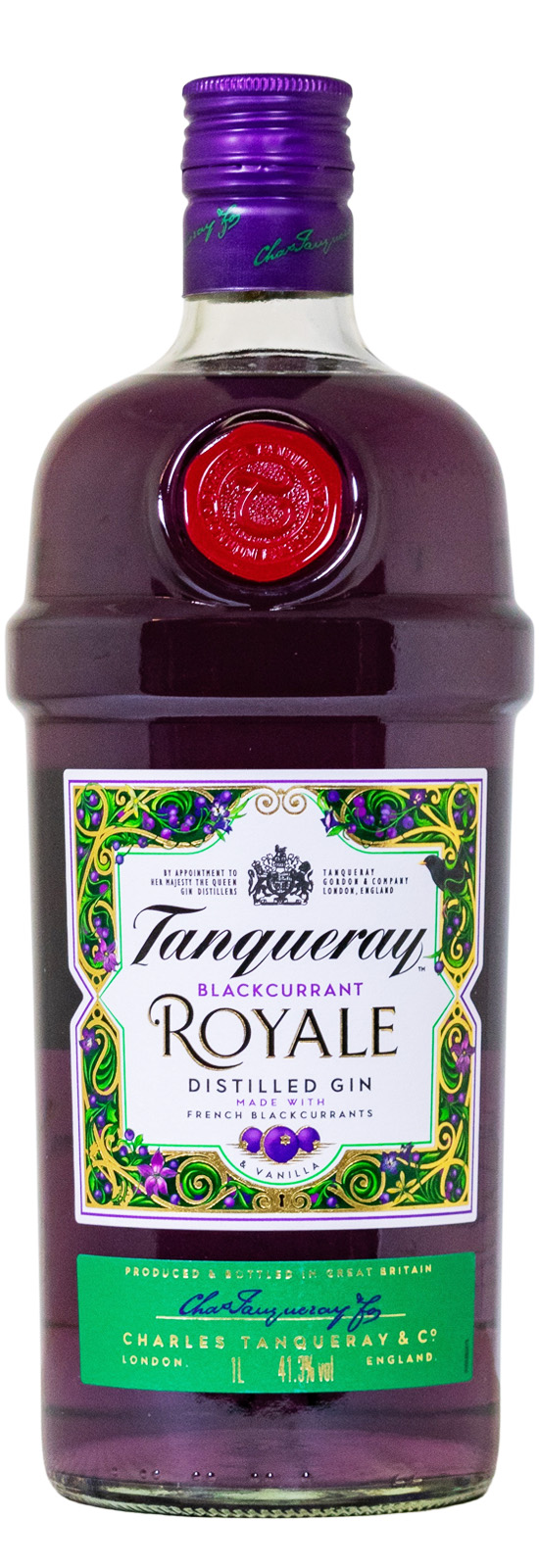 Tanqueray Blackcurrant Royale Gin - 1 Liter 41,3% vol