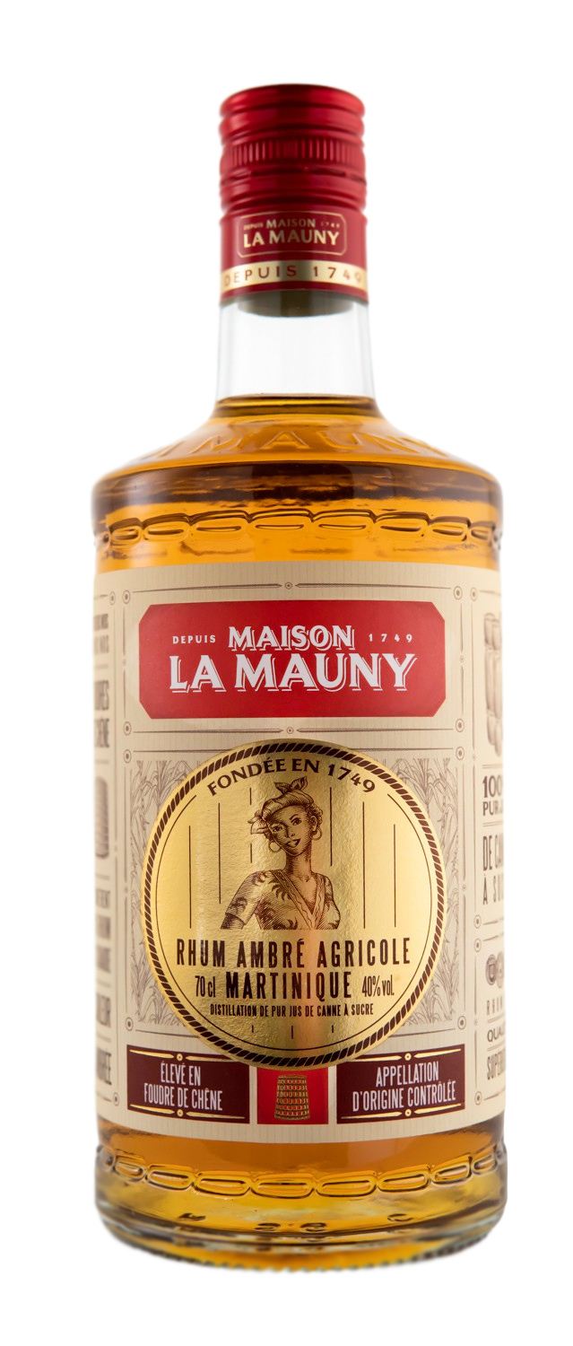 La Mauny Rhum Agricole Ambre - 0,7L 40% vol