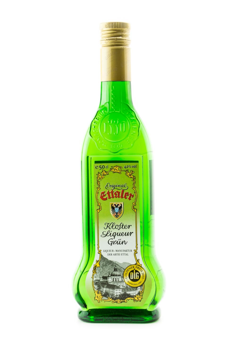 Ettaler Klosterlikör Grün - 0,5L 42% vol