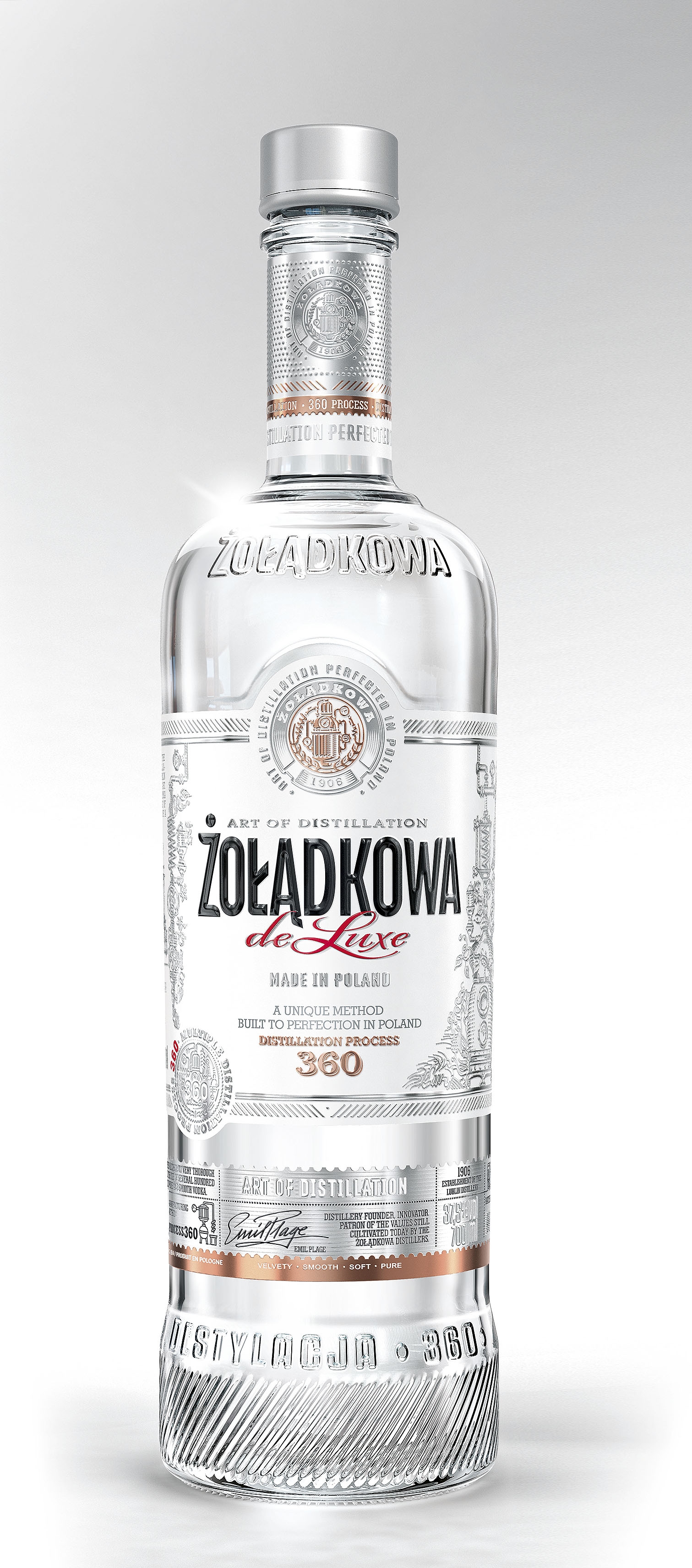 Zoladkowa de Luxe Vodka - 0,7L 37,5% vol