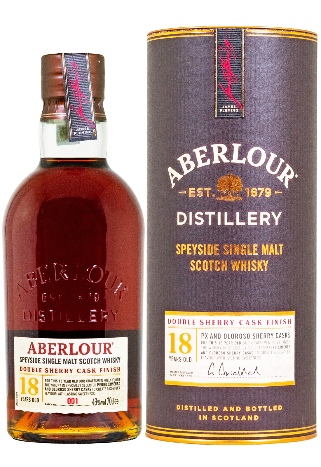 Aberlour 18 Jahre Highland Single Malt Scotch Whisky - 0,7L 43% vol