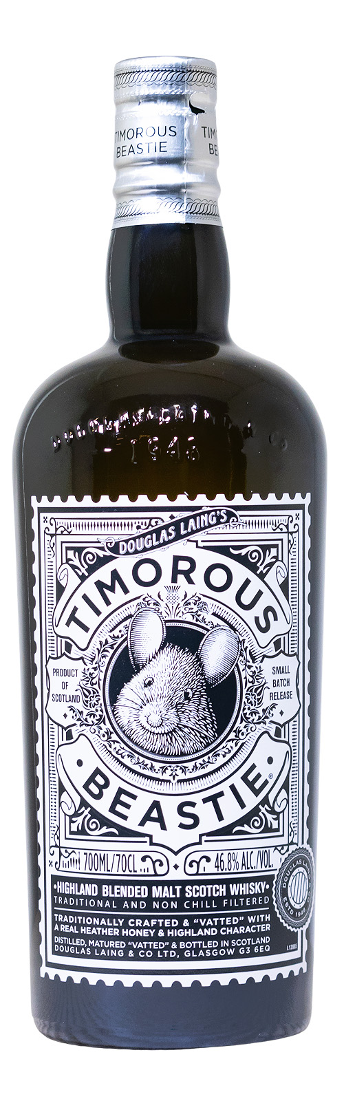 Timorous Beastie Highland Malt Scotch Whisky - 0,7L 46,8% vol