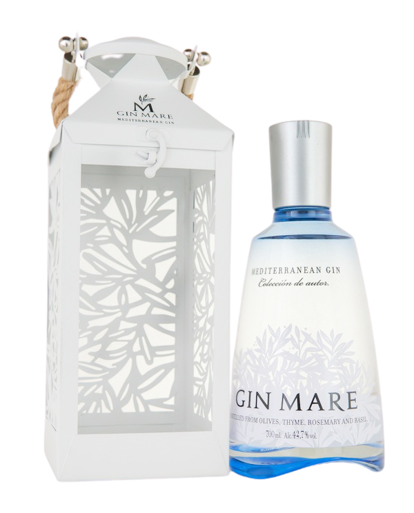 Gin Mare Mediterranean Gin mit Laterne - 0,7L 42,7% vol