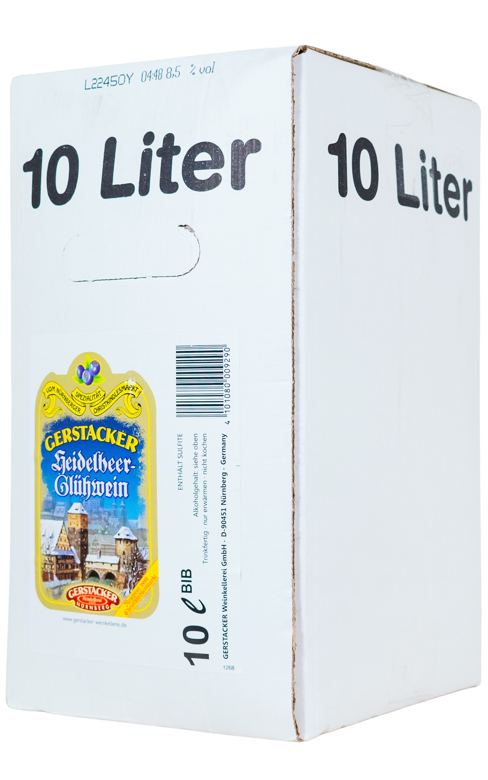 Gerstacker Heidelbeer Glühwein - 10L 8,5% vol