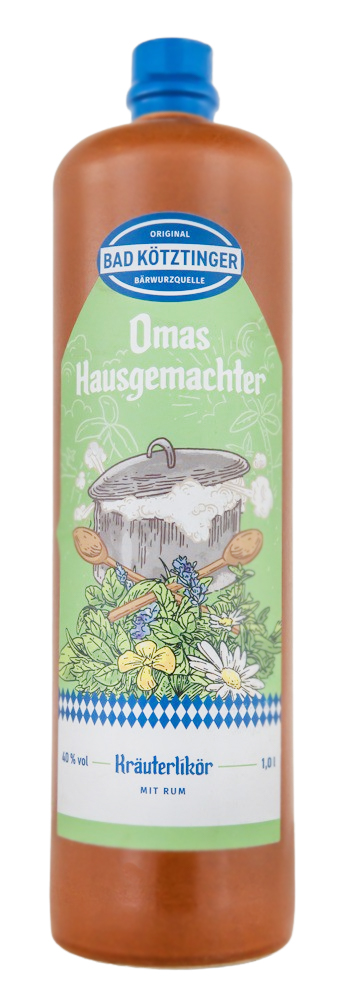 Bad Kötztinger Omas Hausgemachter Kräuterlikör - 1 Liter 40% vol