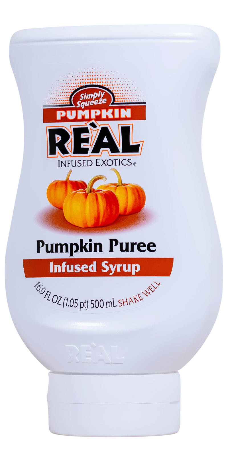 Real Pumpkin Sirup mit Kürbispüree - 0,5L