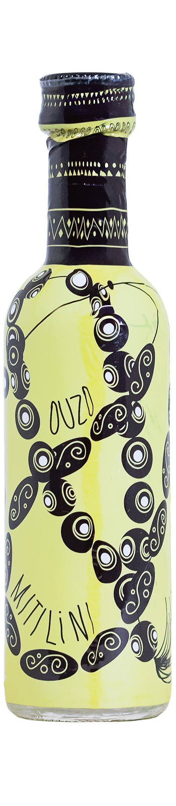 Mitilini Ouzo in a Mini-Bottle - 0,05L 38% vol