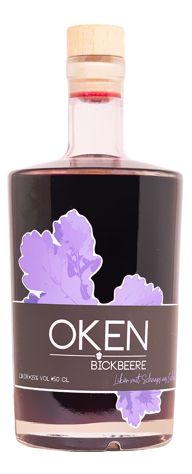 Oken Bickberre Likör mit Eichel-Schnaps - 0,5L 25% vol