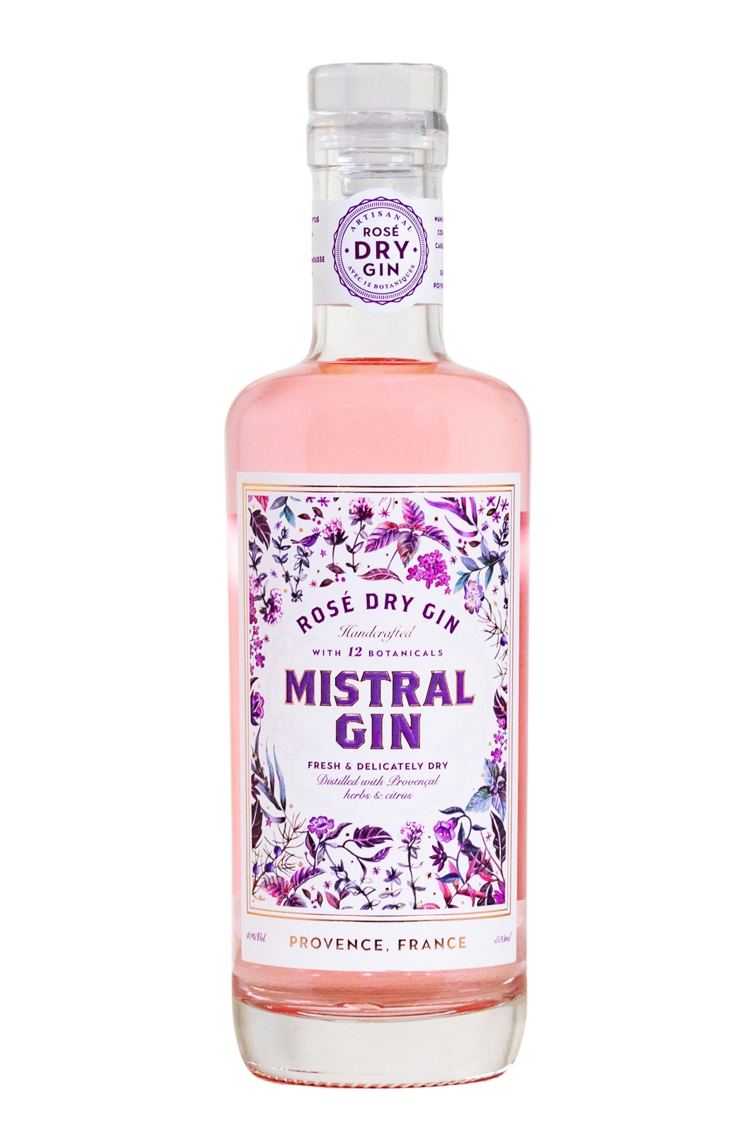 Mistral Gin + 2 Gläser - 0,5L 40% vol