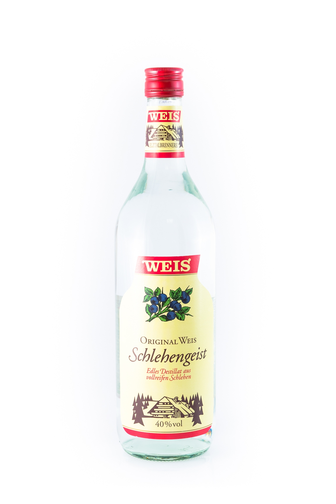 Weis Schlehengeist - 1 Liter 40% vol