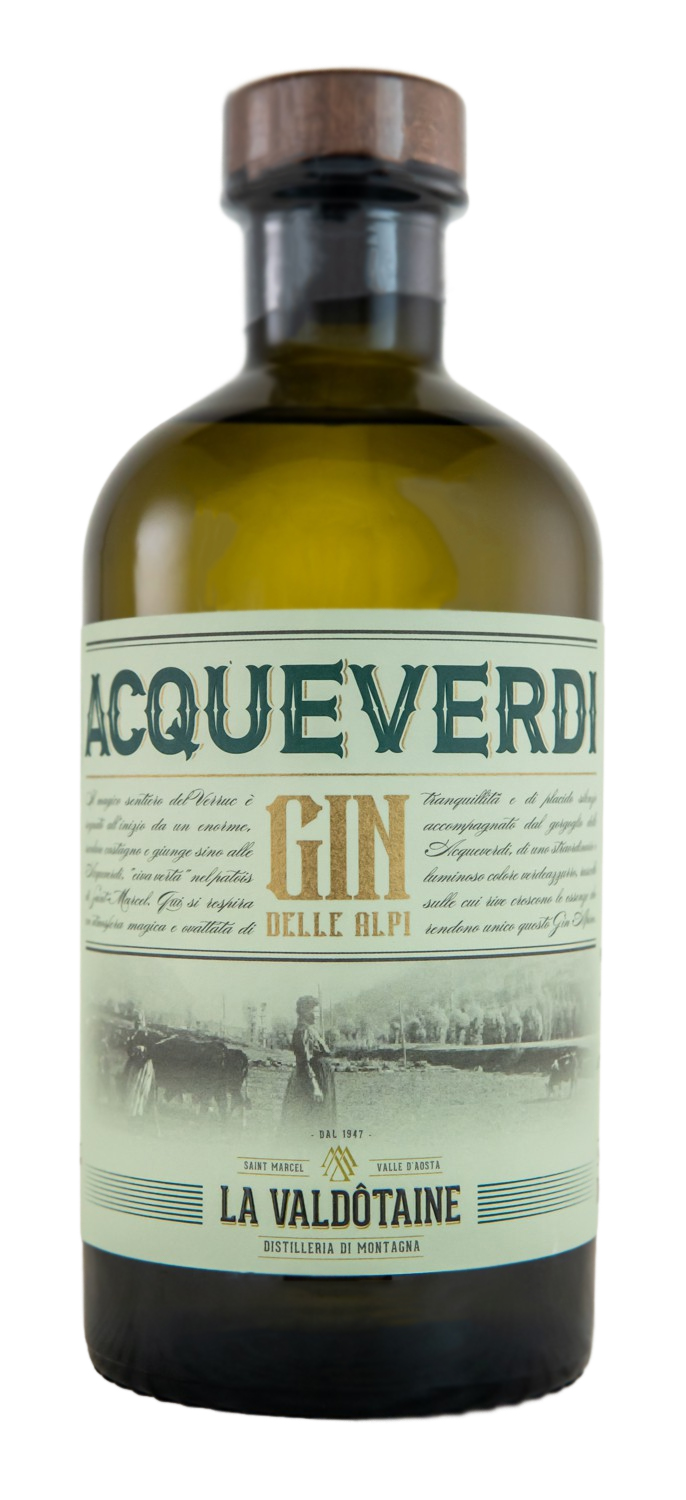 La Valdotaine Gin Acqueverdi - 0,7L 43% vol