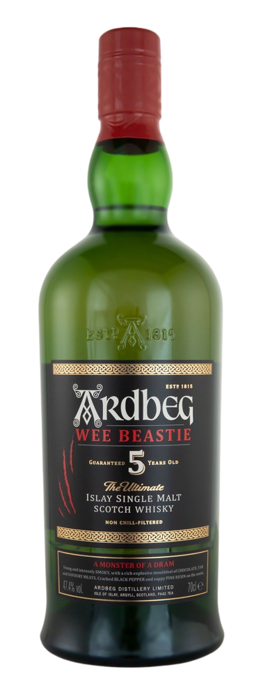 Ardbeg 5 Jahre Old Wee Beastie Single Malt Scotch Whisky - 0,7L 47,4% vol