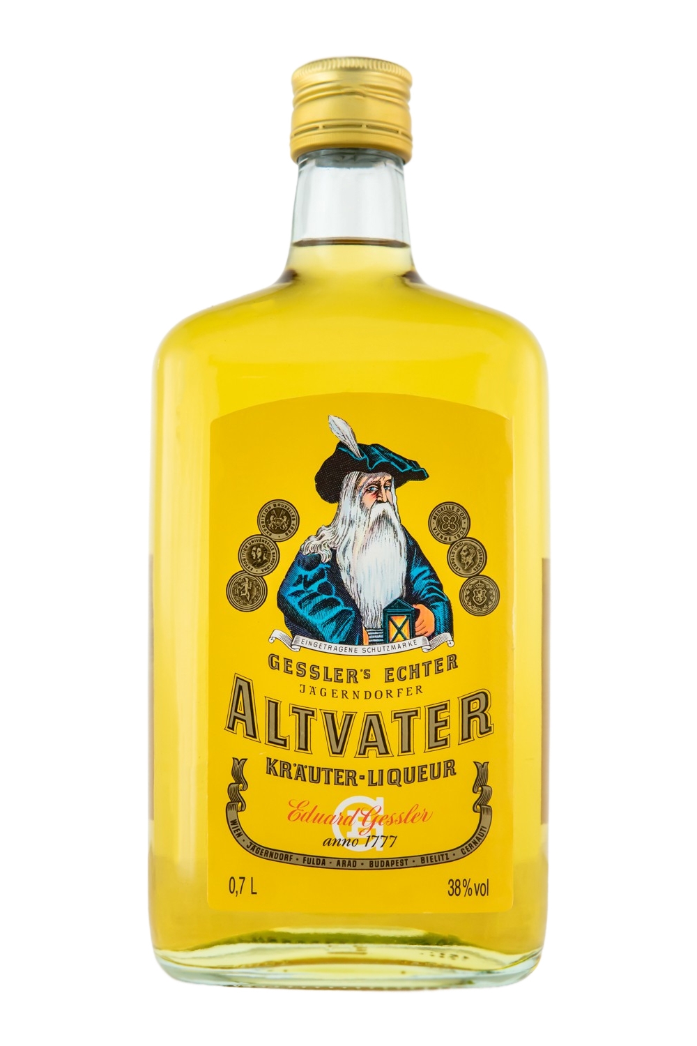 Gesslers Echter Altvater Gebirgskräuter-Liqueur - 0,7L 38% vol