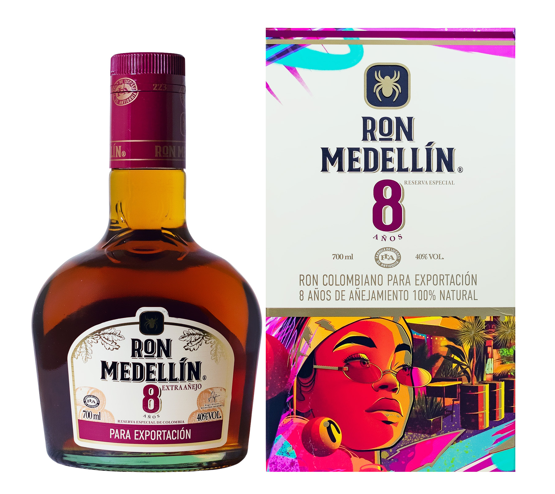 Ron Medellin 8 Jahre - 0,7L 40% vol