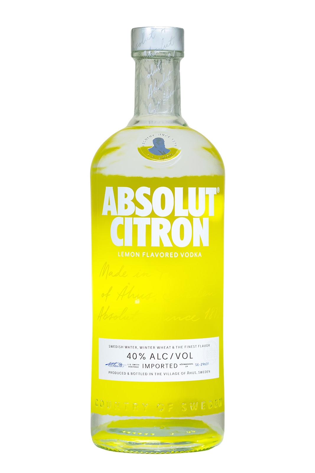 Absolut Citron Flavoured Vodka - 1 Liter 40% vol