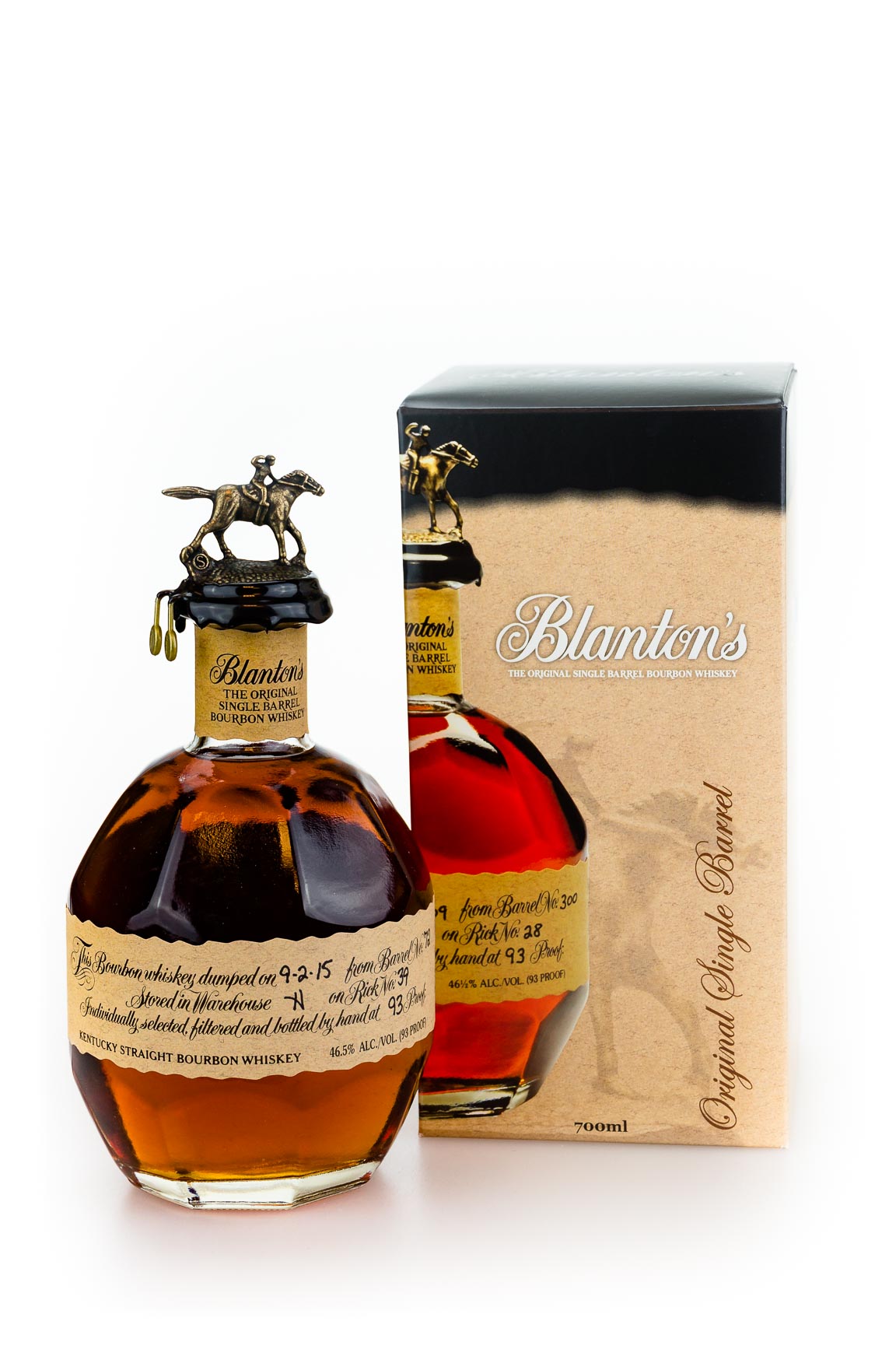 Blantons Single Barrel Kentucky Straight Bourbon Whiskey - 0,7L 46,5% vol