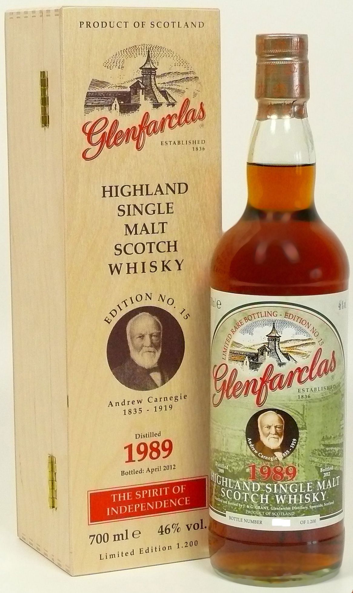 Glenfarclas Edition No. 15 Andrew Carnegie