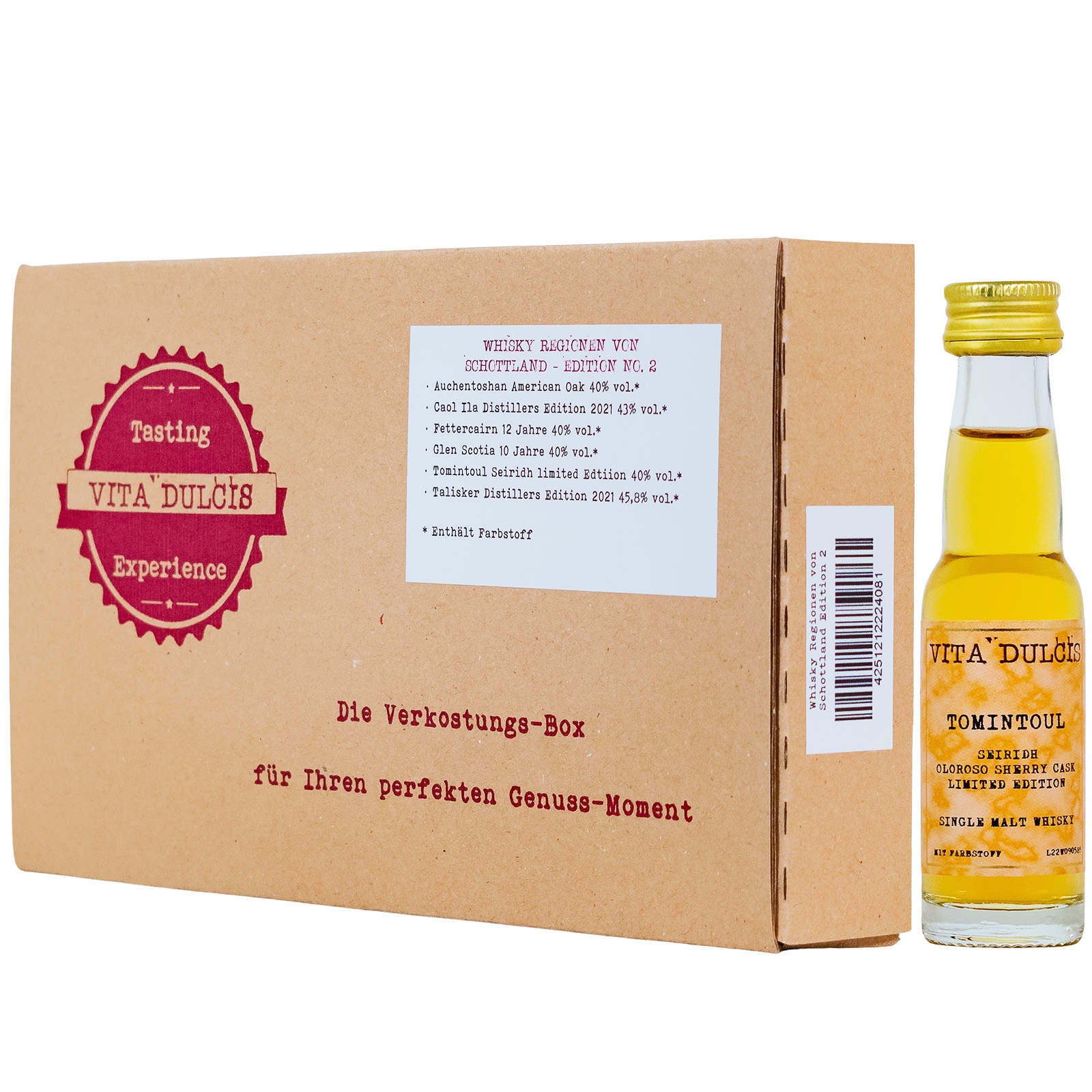 Whisky Schottland Tasting Box - 0,12L 41,4% vol