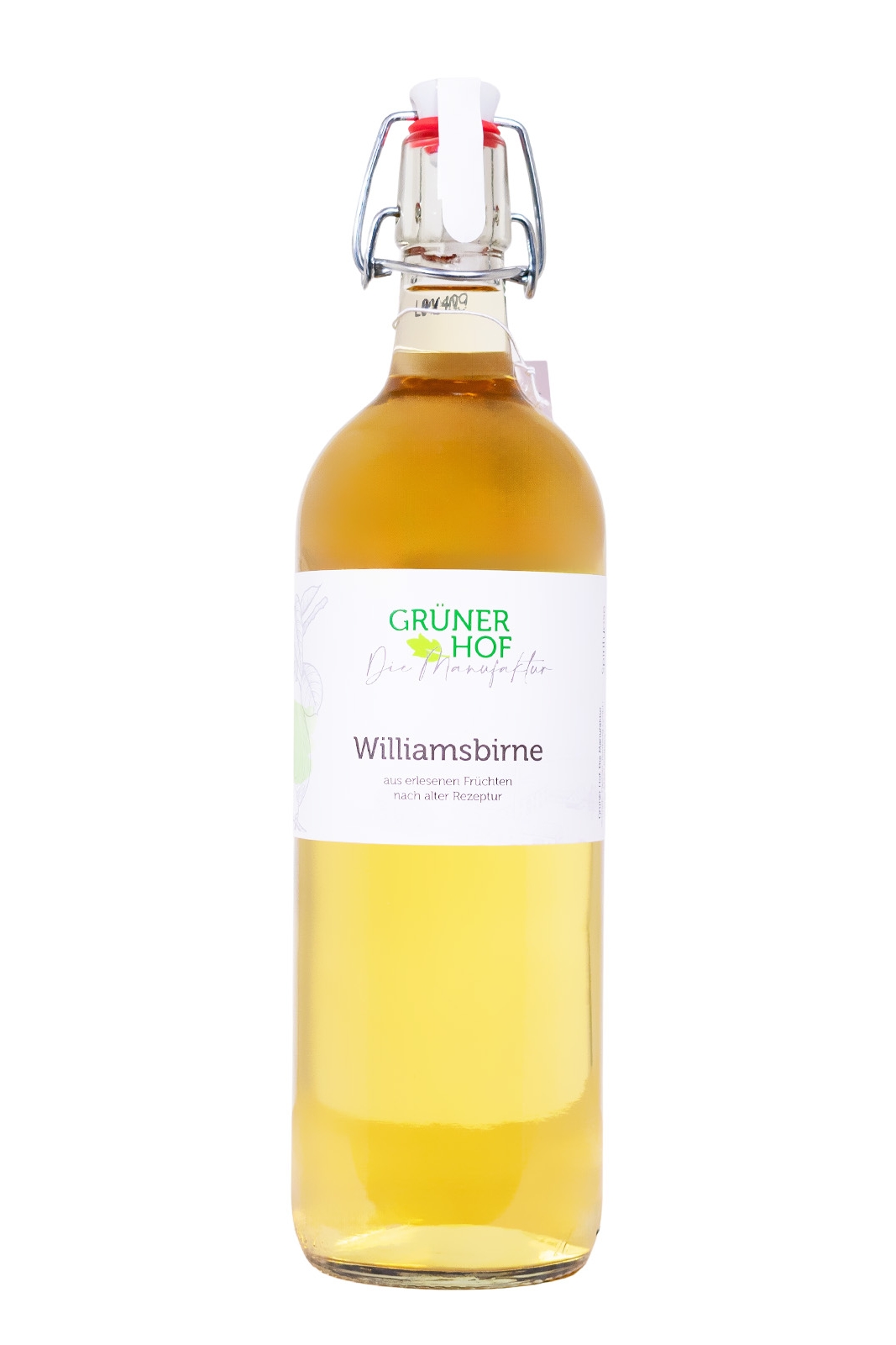 Grüner Hof Williamsbirne - 1 Liter 35% vol