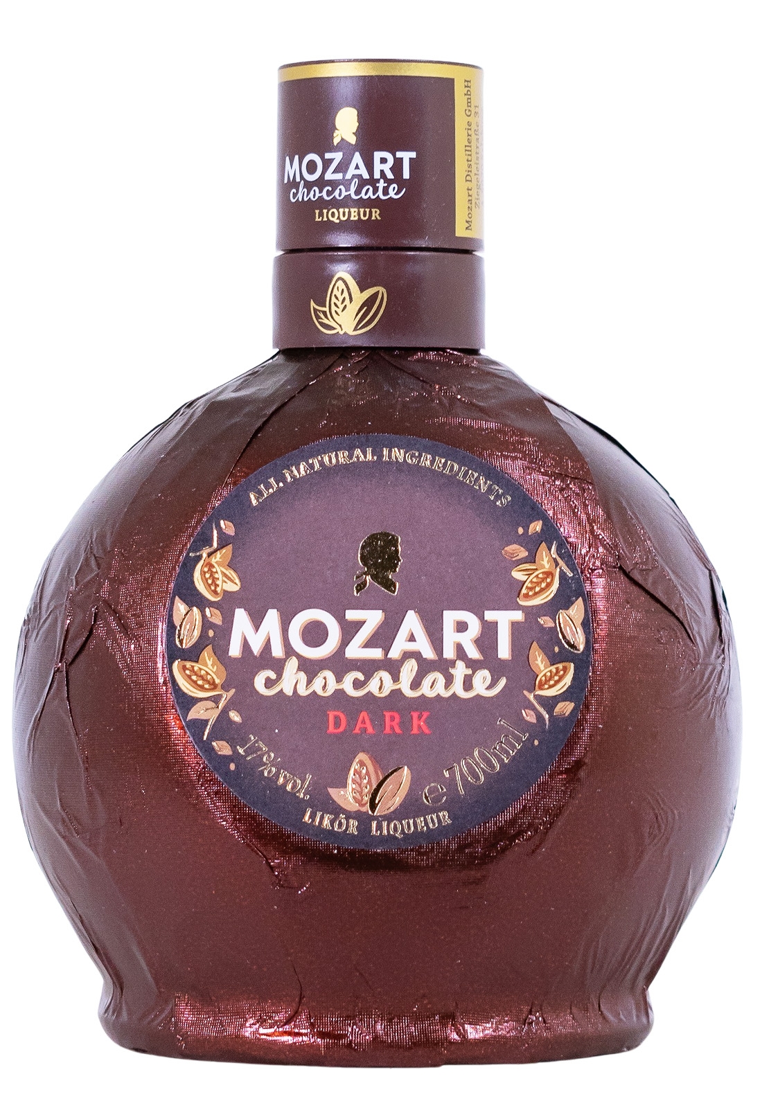 Mozart Dark Chocolate Likör vegan - 0,7L 17% vol