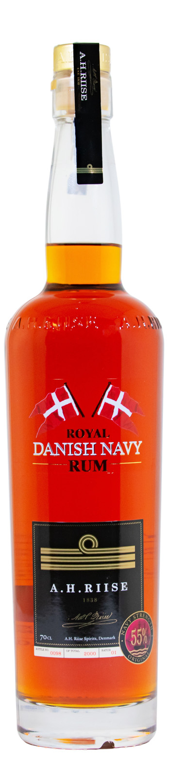 A.H. Riise Danish Navy Strength Spirituose auf Rum-Basis - 0,7L 55% vol