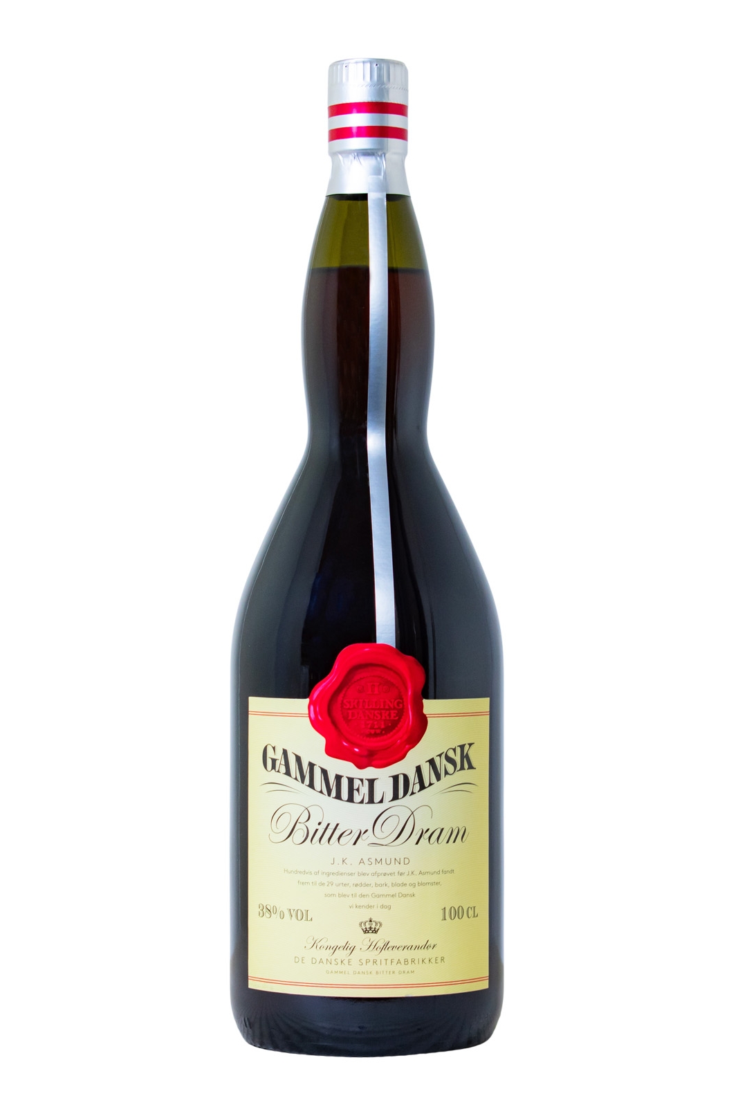 Gammel Dansk Bitter Dram - 1 Liter 38% vol