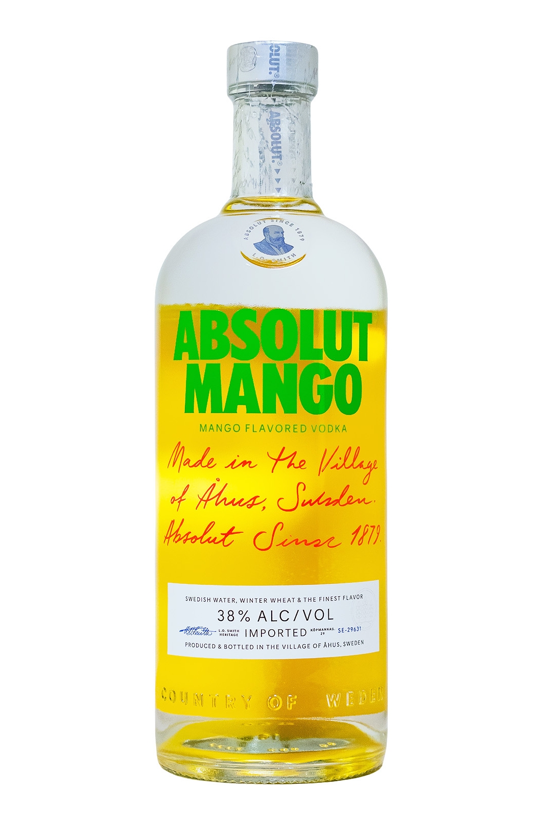 Absolut Mango Flavoured Vodka - 1 Liter 38% vol