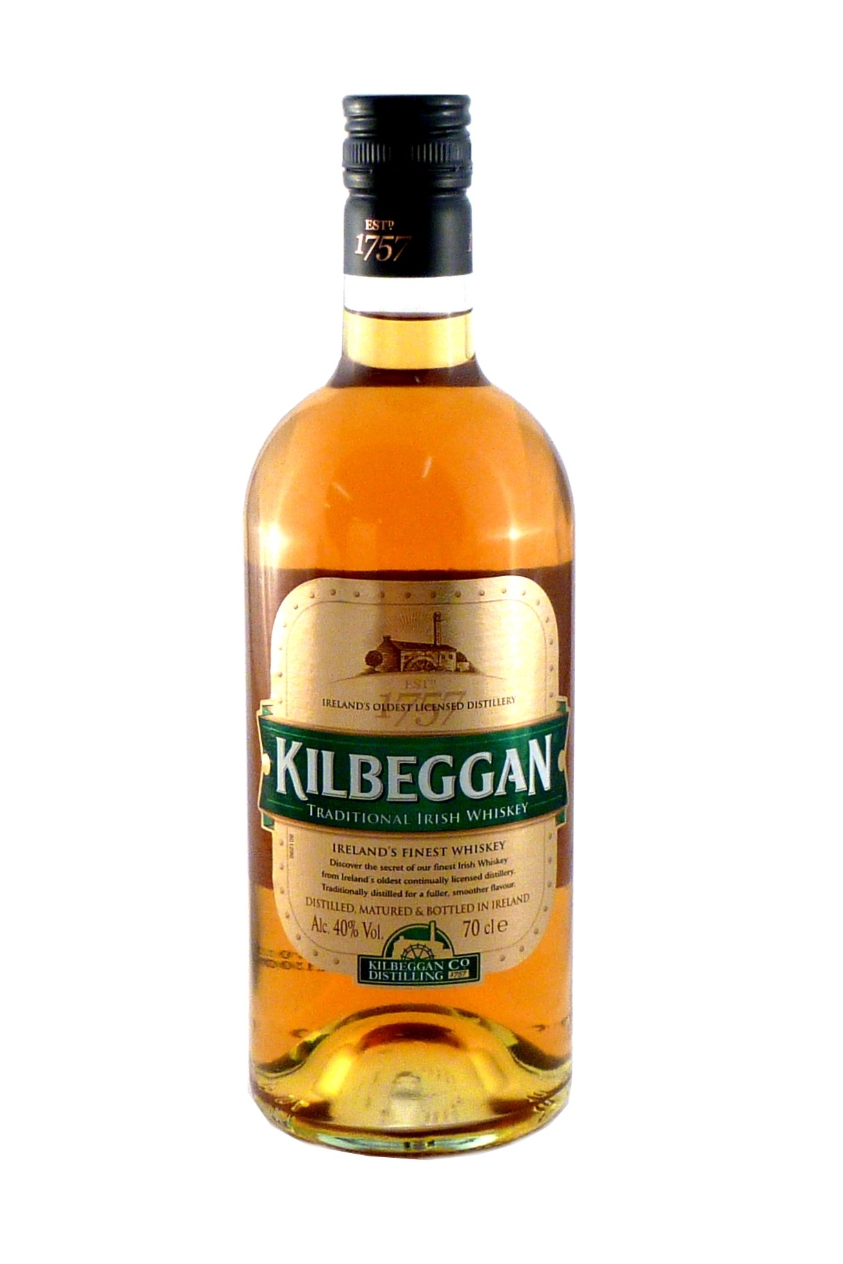 Kilbeggan Traditional Irish Whiskey - 0,7L 40% vol