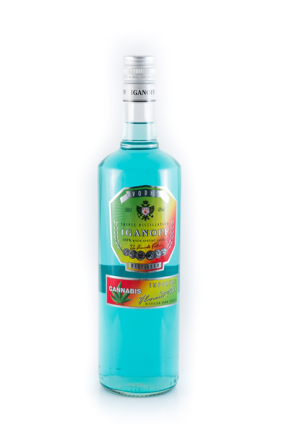 Iganoff Cannabis Flavoured Vodka - 1 Liter 40% vol