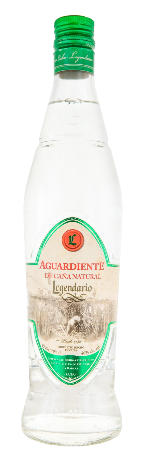 Legendario Aguardiente de Cana Natural Zuckerrohrschnaps - 0,7L 40% vol