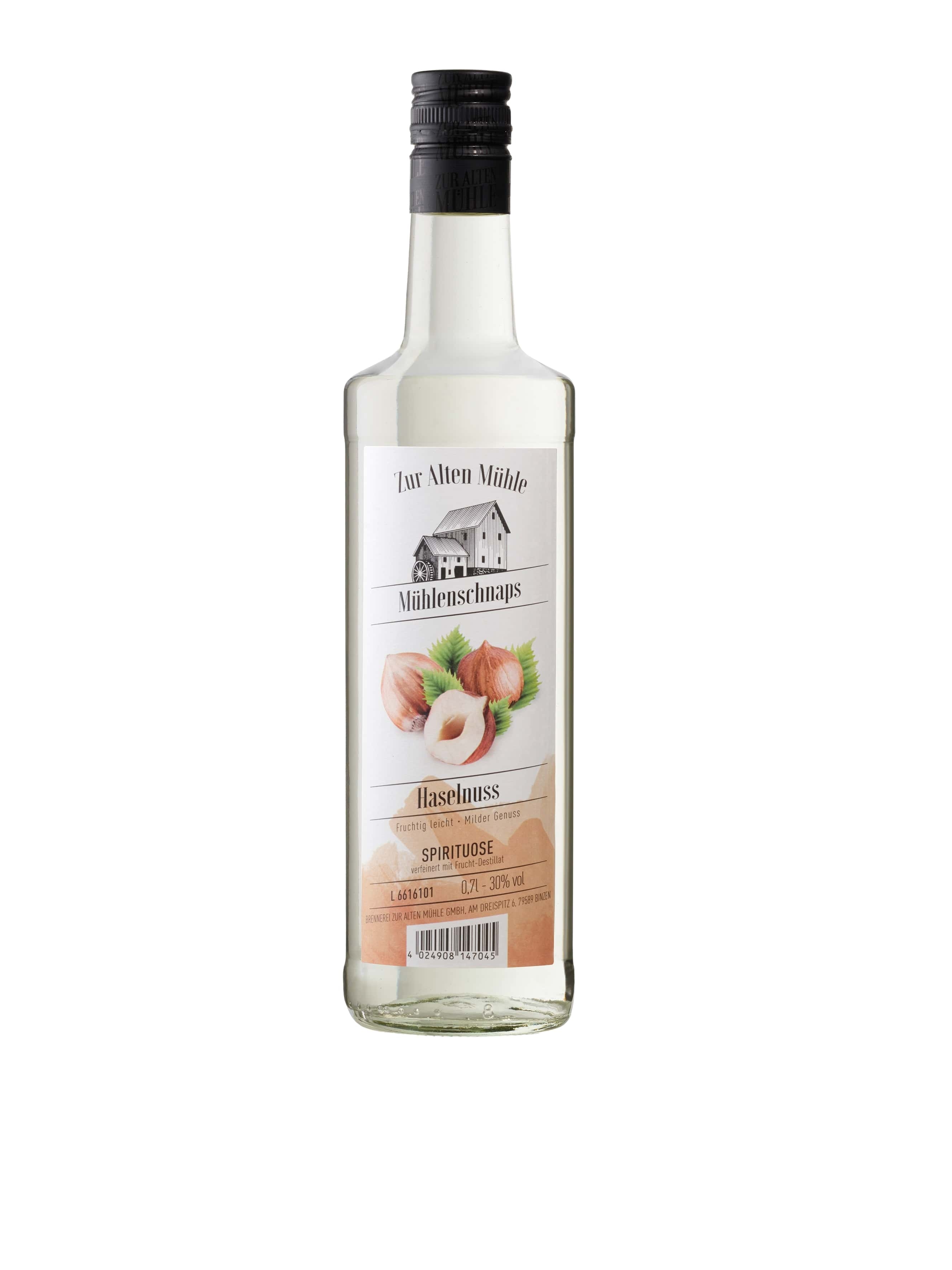 Zur Alten Mühle Mühlenschnaps Haselnuss - 0,7L 30% vol