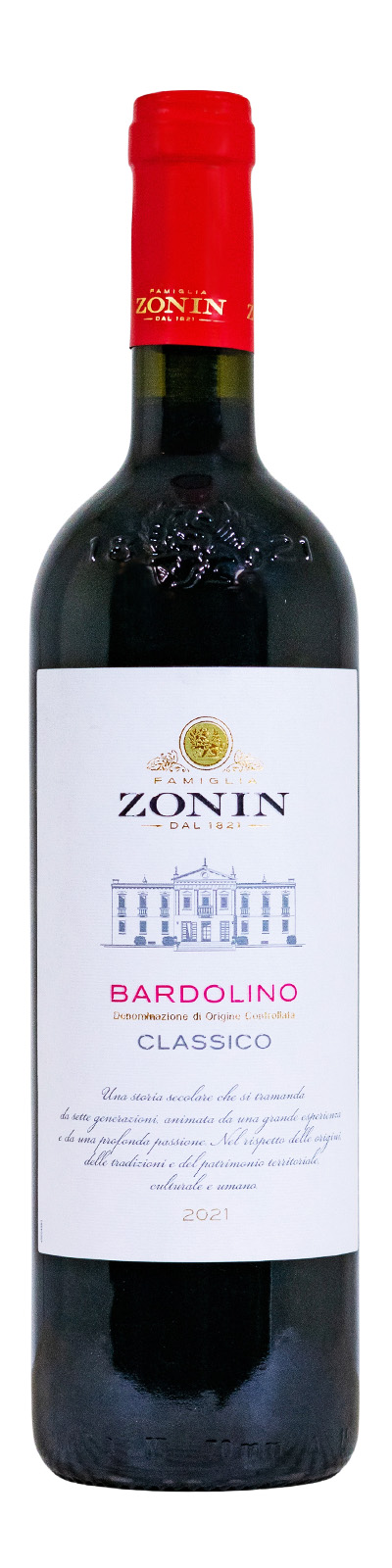 Zonin Classici Bardolino DOC Classico - 0,75L 12,5% vol