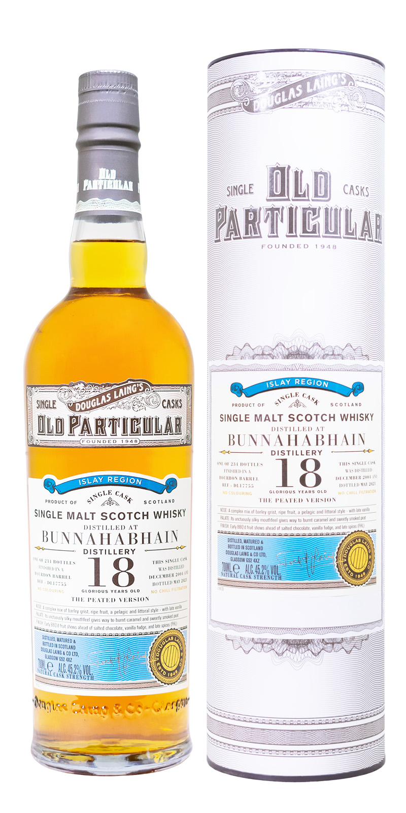 Old Particular Bunnahabhain 18 Jahre Single Cask - 0,7L 45,2% vol