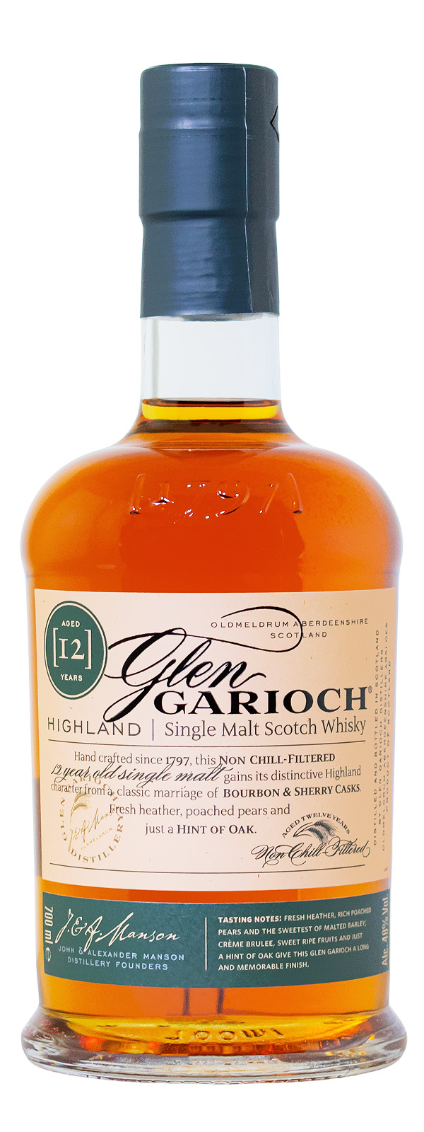 Glen Garioch 12 Jahre Single Malt Scotch Whisky - 0,7L 48% vol