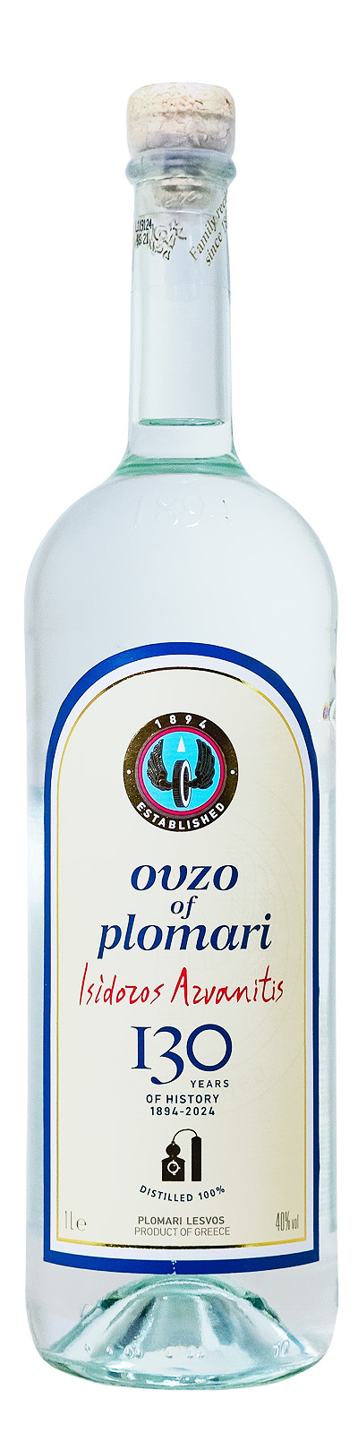 Ouzo Plomari - 1 Liter 40% vol