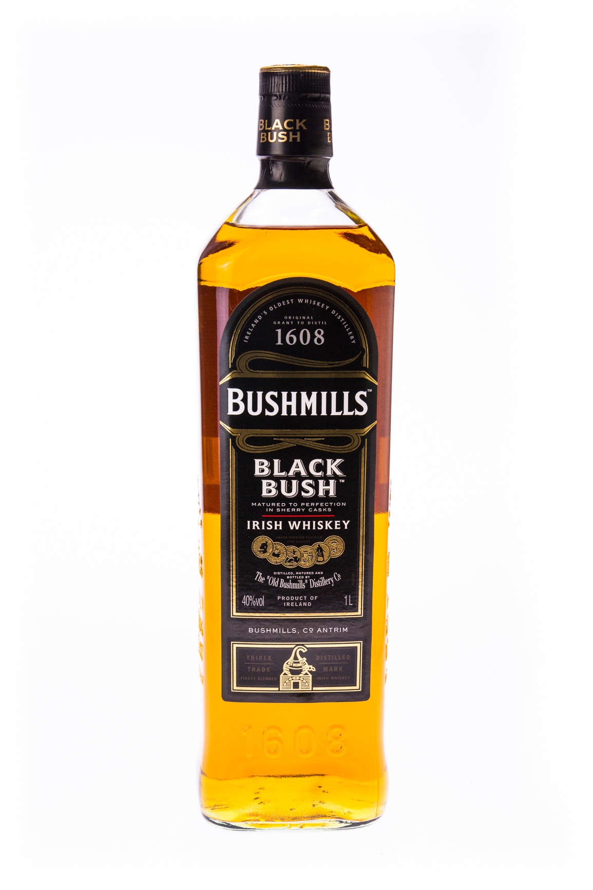 Bushmills Black Bush Irish Whiskey - 1 Liter 40% vol