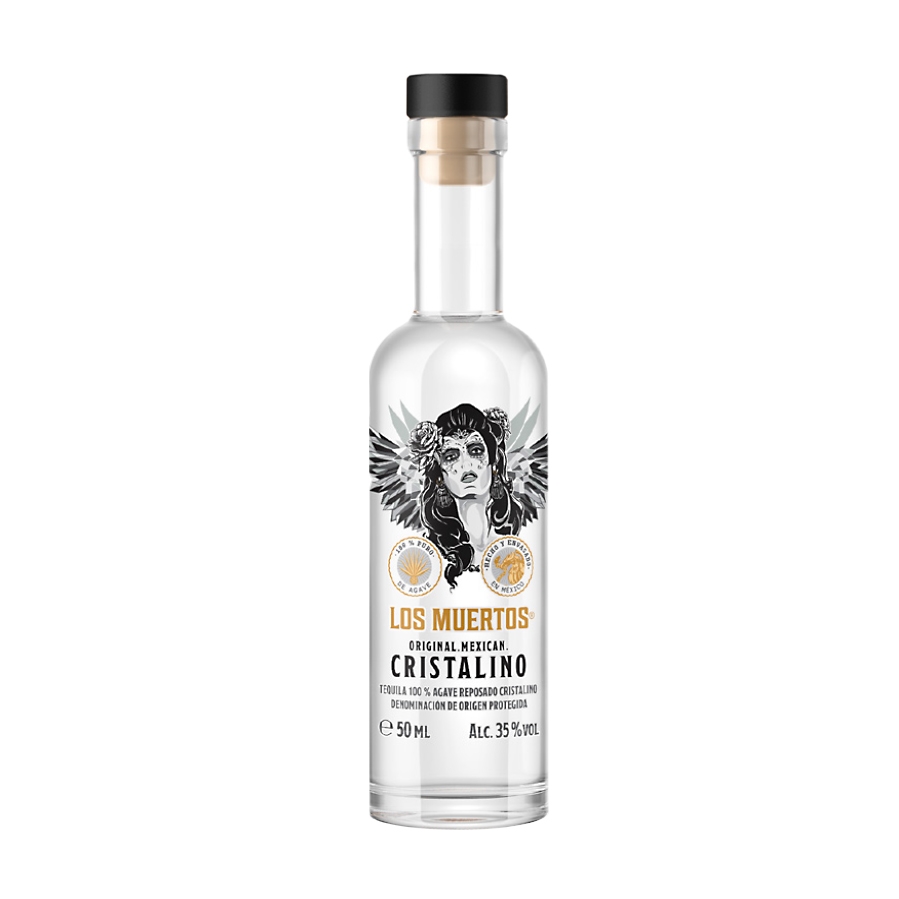 Los Muertos Cristalino Tequila Miniatur - 0,05L 35% vol